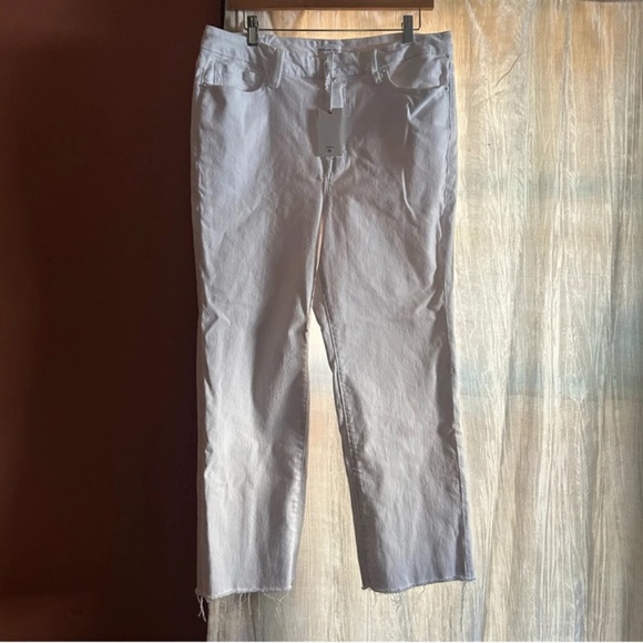 Good American Women's White Straight Leg Jeans - Picture 1 of 6